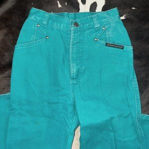 Vintage Turquoise Rocky Mountain Jeans